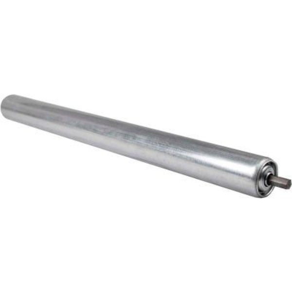 Omni Metalcraft 1.9" Dia. x 16 Ga. Galvanized Roller 26157-17-GP for 17" O.A.W. Omni Conveyors 26157-17-GP